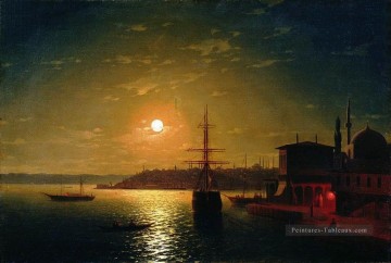 romantique romantisme Tableau Peinture - la baie corne d’or 1845 Romantique Ivan Aivazovsky russe
